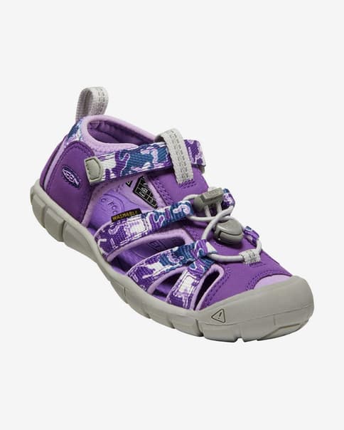 Sandalias Keen Seacamp II Cnx lila gris bebé