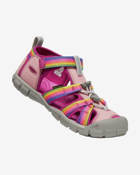 Sandalias Keen Seacamp II CNX x Smoke Bear rosa gris junior