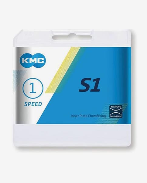 Cadena KMC S1 1/2x1/8 1V 112 eslabones marrón