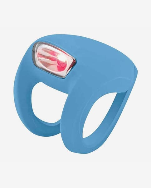 Luz trasera Knog Frog azulado