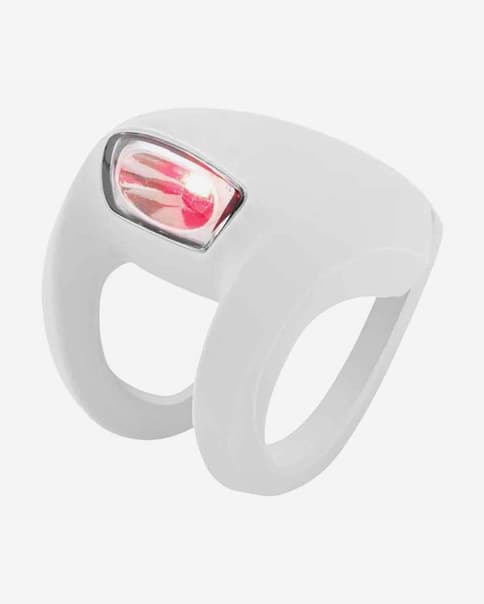 Luz trasera Knog Frog Strobe blanco