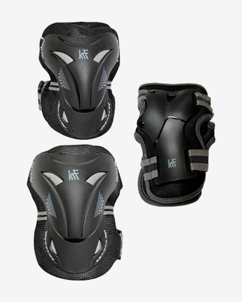 Set protectores KRF Urban negro gris