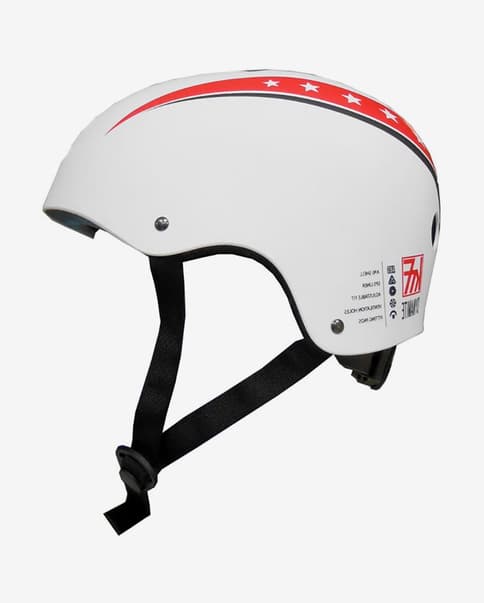 Casco KRF Dynamite blanco rojo