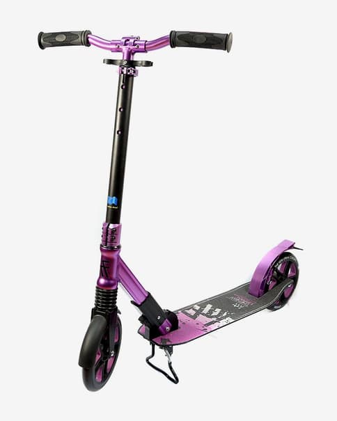 Patinete KRF Premier City 200 suspensión delantera morado