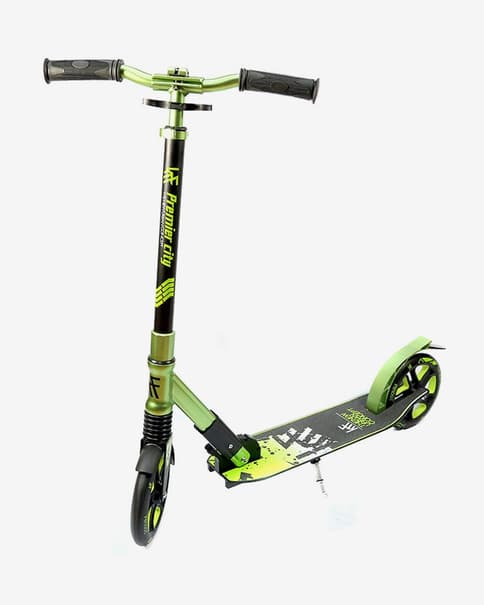 Patinete KRF Premier City 200 suspensión delantera verde