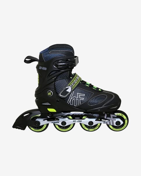 Patines KRF XR-280 negro amarillo infantil