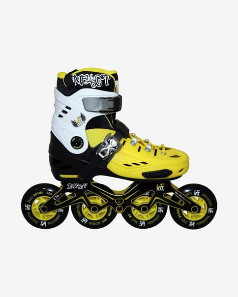 Patines KRF FRS Impact 4x90 amarillo negro infantil