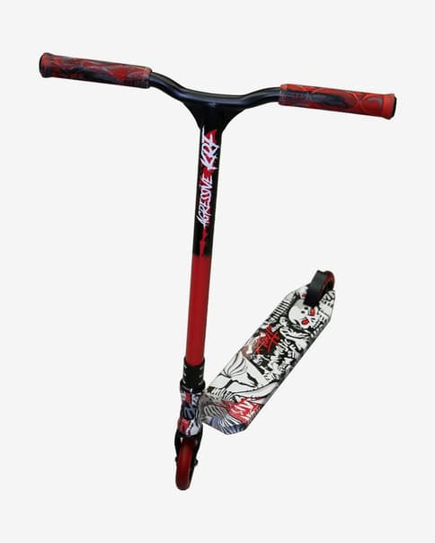 Patinete KRF AGR Grafitty negro rojo