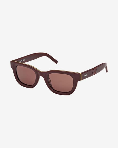 Gafas K-WAY KW0004 granate con lentes espejadas rojo