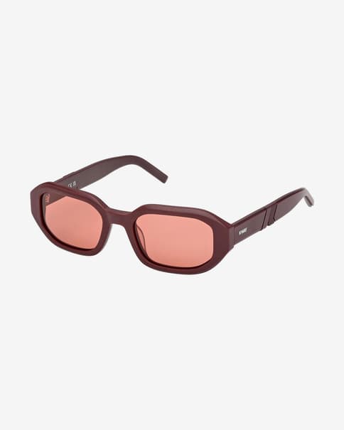 Gafas K-WAY KW0010 granate con lentes espejadas rojo