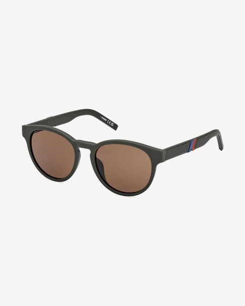 Gafas K-WAY KW0011 verde oscuro con lentes polarizadas marrón