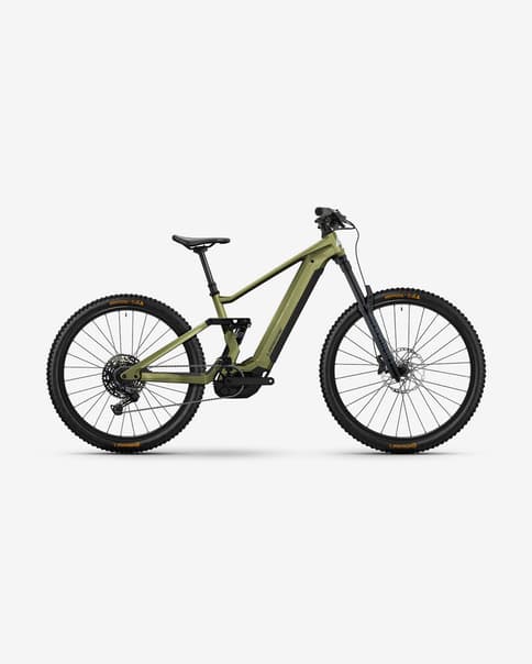 Bicicleta eléctrica Lapierre Overvolt AM 5.8 verde oscuro