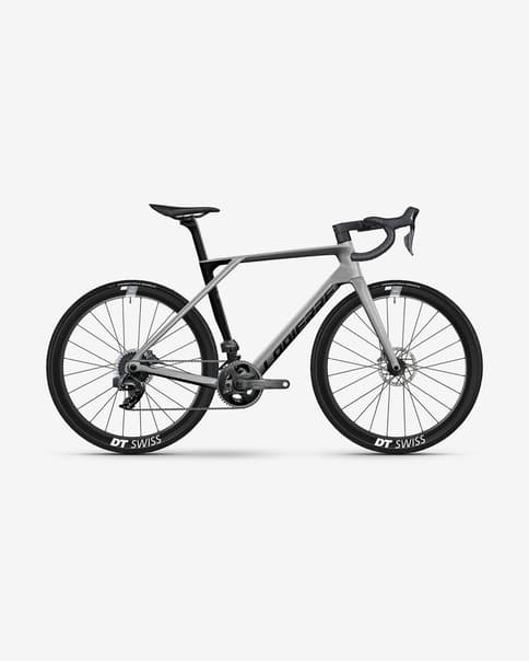 Bicicletta Corsa Lapierre Xelius DRS 8.0 SRAM Force grigio nero
