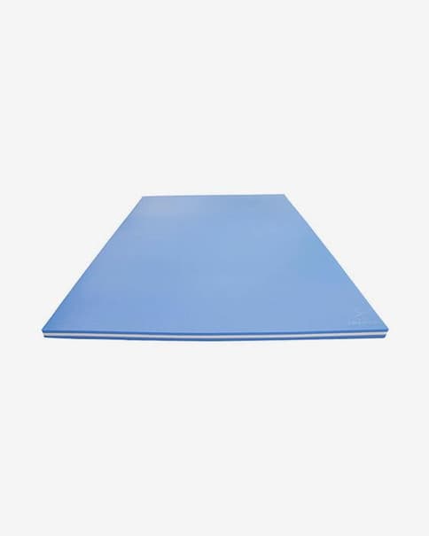 Leisis film drijvend wandtapijt 150x100x3 cm blauw