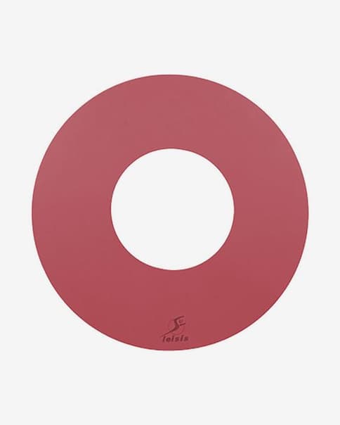 Schwimmscheibe Leisis 100x3 cm mit zentralem Loch 45 cm rot