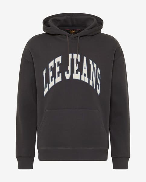 Sudadera con capucha Lee Varsity negro