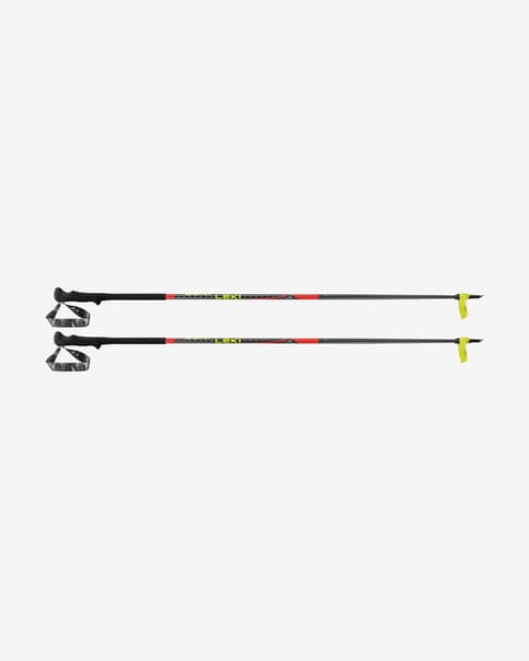 Bastones Leki Mezza Lite negro rojo (par)