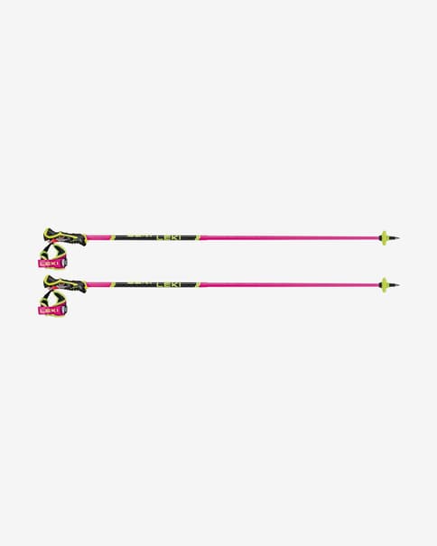 Bastones Leki Venom SL 3D fucsia negro amarillo neón (par)