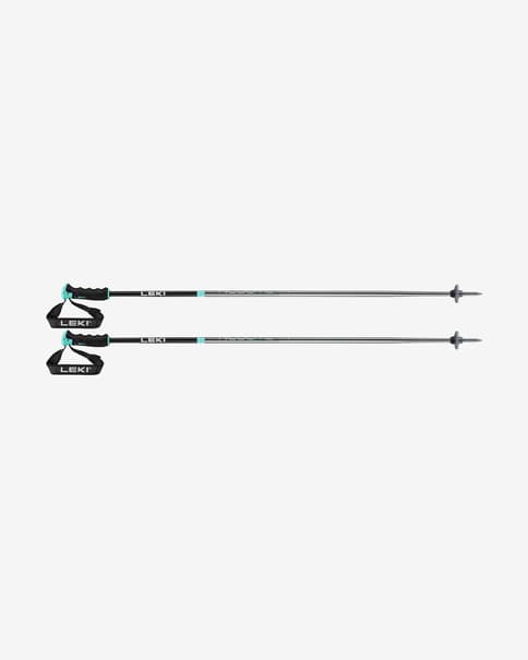 Bastones Leki Neolite Airfoil negro azul gris oscuro mujer (par)