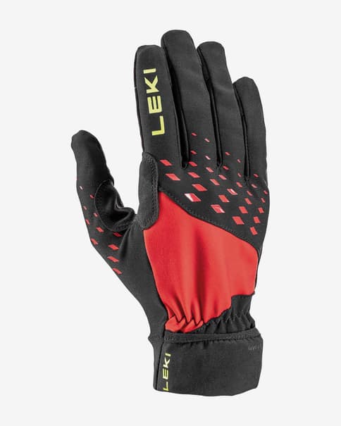 Guantes Leki Ultra Trail Storm negro rojo