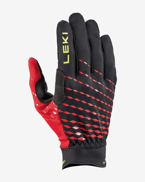 Guantes Leki Ultra Trail Breeze negro rojo