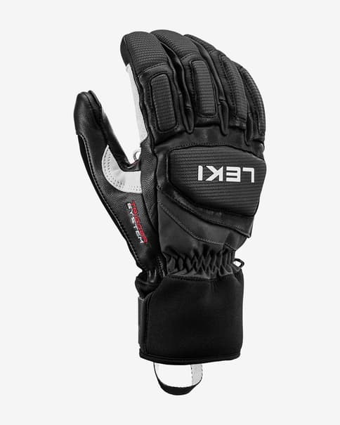 Guantes Leki Griffin Pro 3D PrimaLoft negro blanco