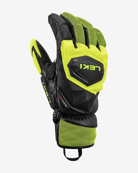 Guantes Leki WCR Venom SL 3D negro amarillo neón