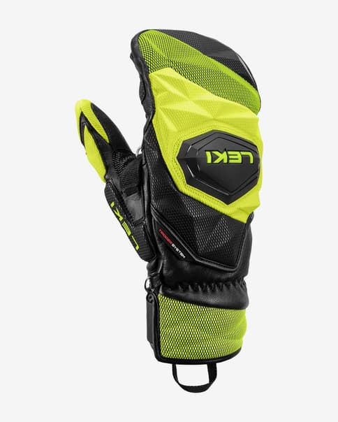 Manoplas Leki WCR Venom SL 3D negro amarillo neón