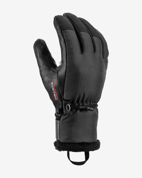Guantes Leki Lantana 3D GORE-TEX negro grisáceo mujer
