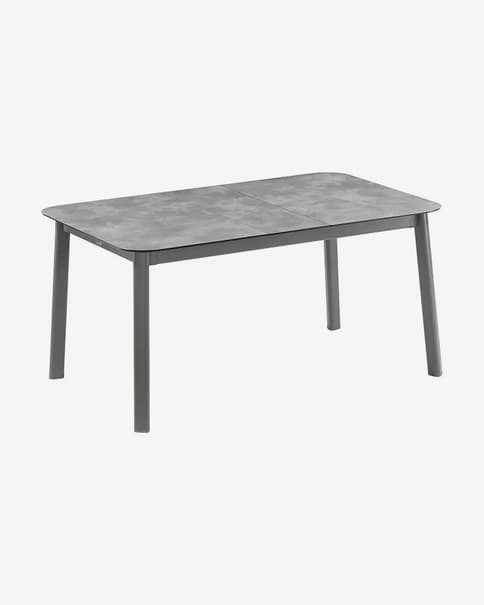 Mesa Lafuma Mobilier Oron 100 x 154 cm gris cemento