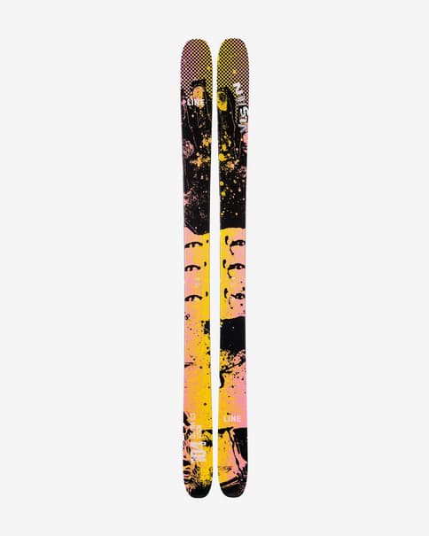 Esquís Line Vision 104 2025 negro amarillo