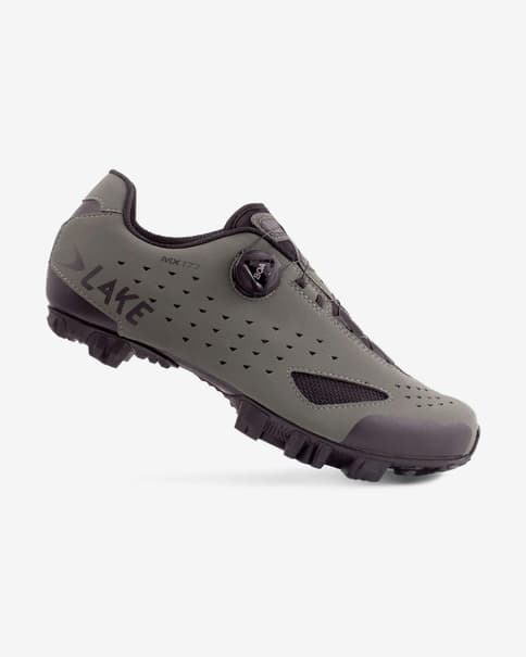 Zapatillas Lake MX177 Wide MTB gris negro