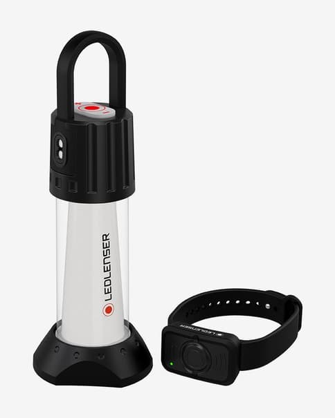 Lámpara farol Led Lenser ML6 Connect WL 750 lm + pulsera control remoto blanco negro