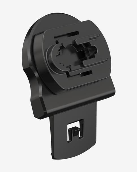 Helmadapter voor Led Lenser A zaklamp voor Euroslot zwart