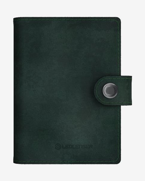 Cartera Led Lenser Lite con linterna 150 lm verde oscuro