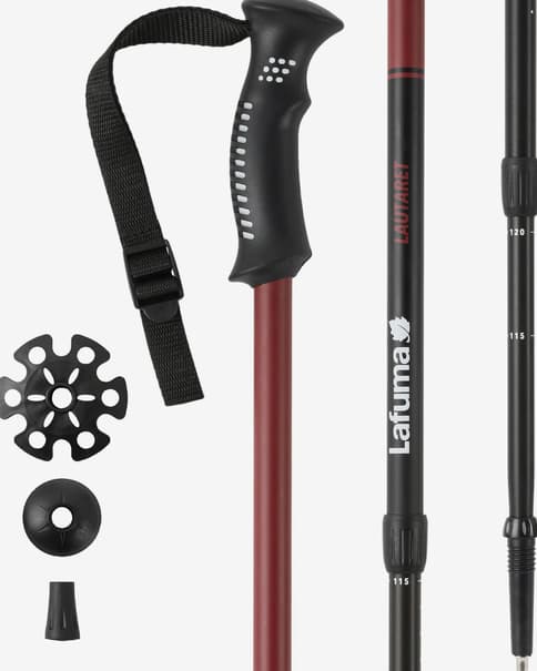 Lafuma Lautaret Pole Black Wine Red Black