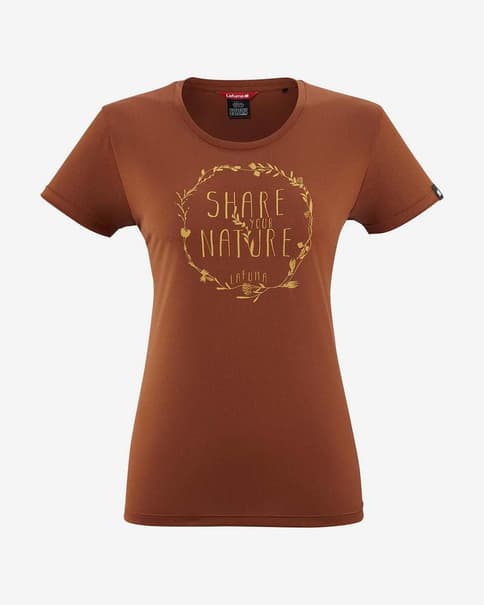 Lafuma Corporate short sleeve orange brown women's t-shirt