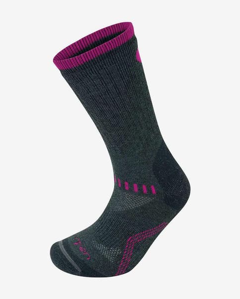 Lorpen T2 Midweight Hiker Damen Socken grau/fuchsia