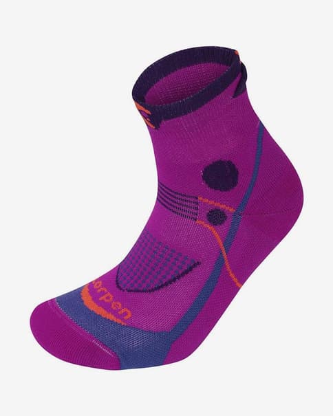Socken Lorpen T3 Ultra Trail Running Padded pink Damen
