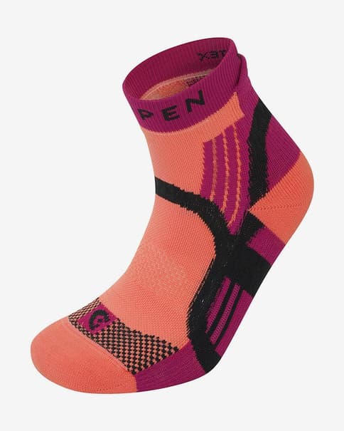 Lorpen T3 Trail Running Padded Eco Damen Socken orange/rosa