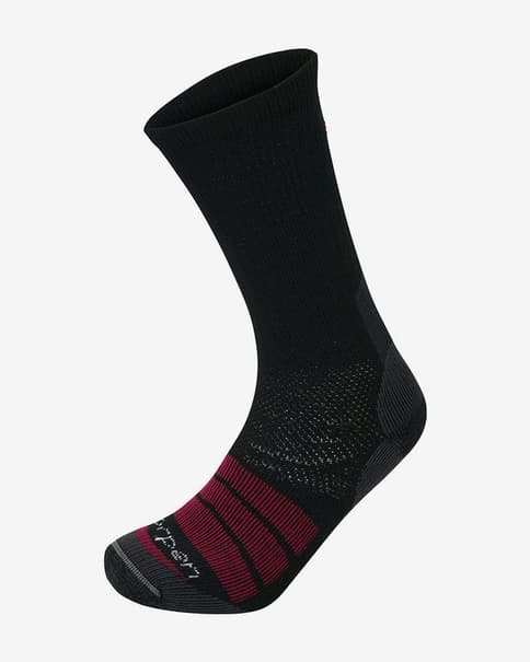 Calcetines Lorpen Trekking Thermolite negro rojo