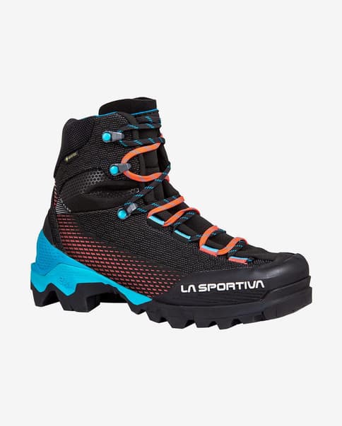 Botas La Sportiva Aequilibrium ST GORE-TEX negro azul naranja mujer