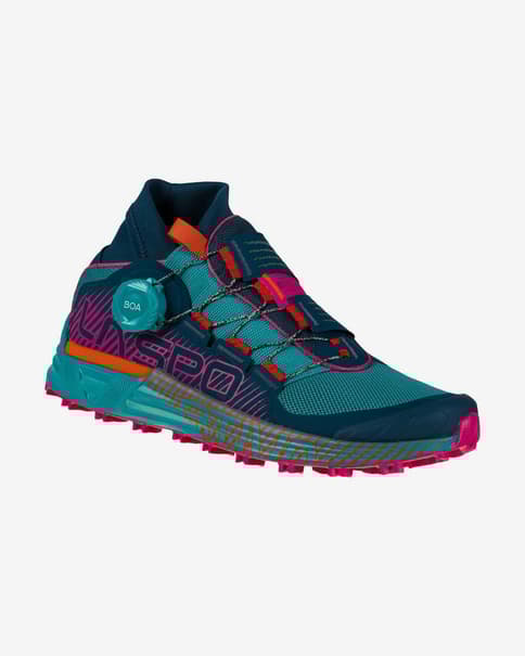 Zapatillas La Sportiva Cyklon azul oscuro rosa mujer