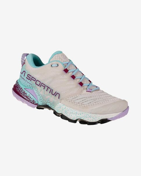 Zapatillas La Sportiva Akasha II blanco azul rojo mujer