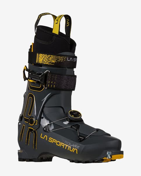 Botas La Sportiva Solar II negro carbón amarillo