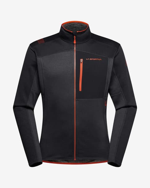 Chaqueta La Sportiva Elements gris oscuro negro naranja