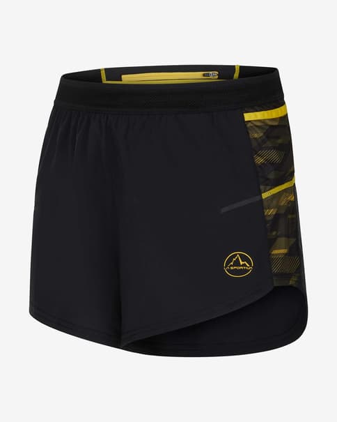 Pantalón corto La Sportiva Auster negro amarillo