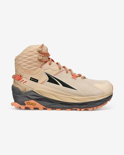 Altra Olympus 5 Hike Mid GORE-TEX Damen Trekkingschuhe orange/schwarz