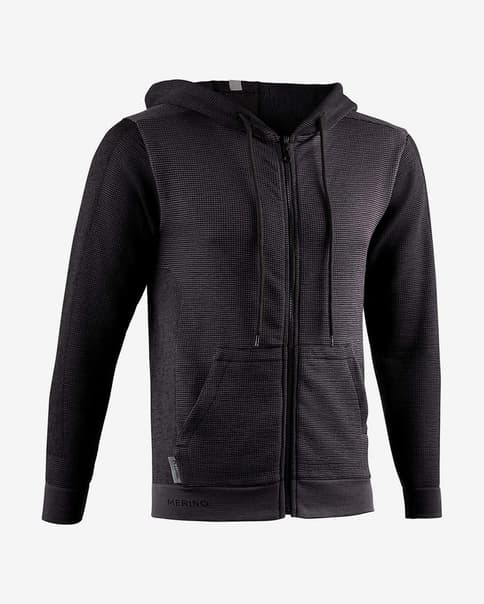Felpa con cappuccio Lurbel Rakiura Full zip grigio rosso