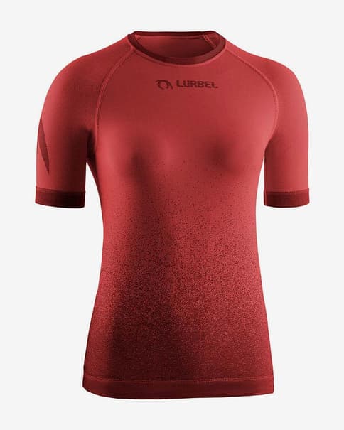 Camiseta Lurbel Samba manga corta rojo mujer